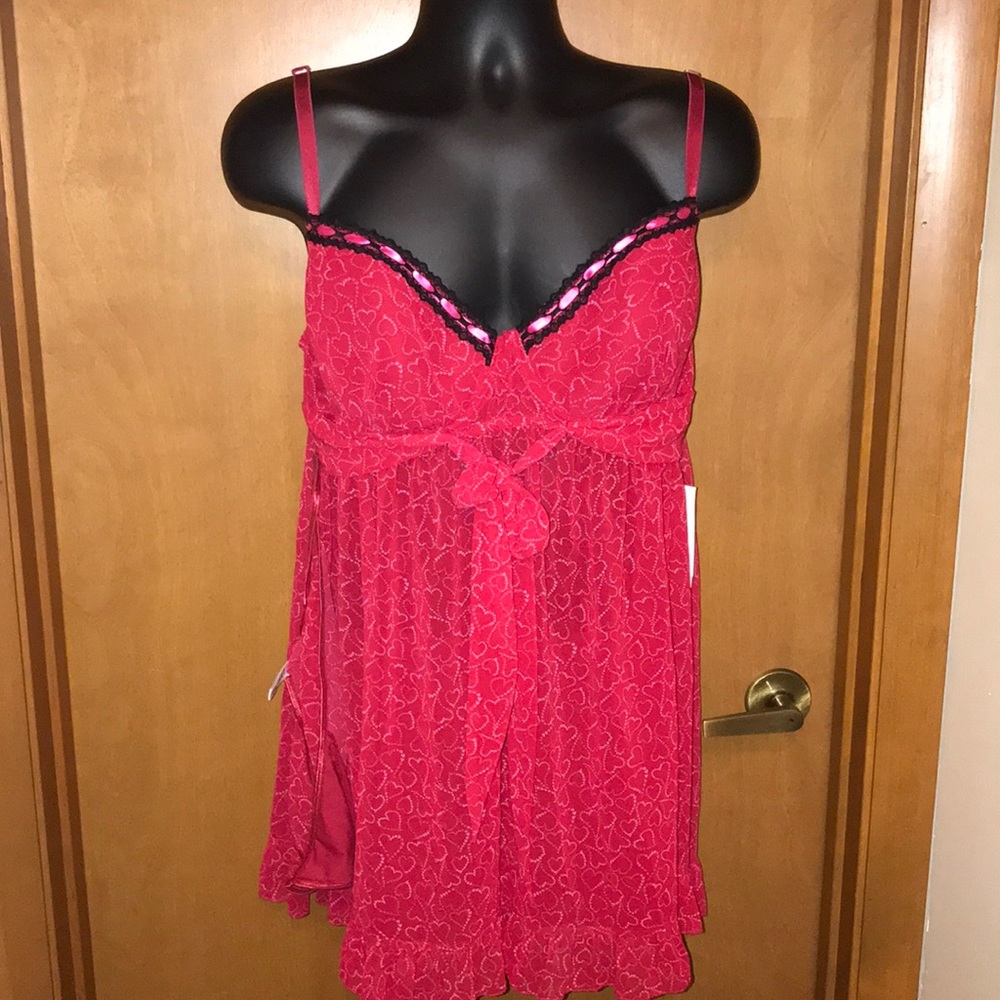 🔥 Morgan Taylor intimates 2x heart babydoll